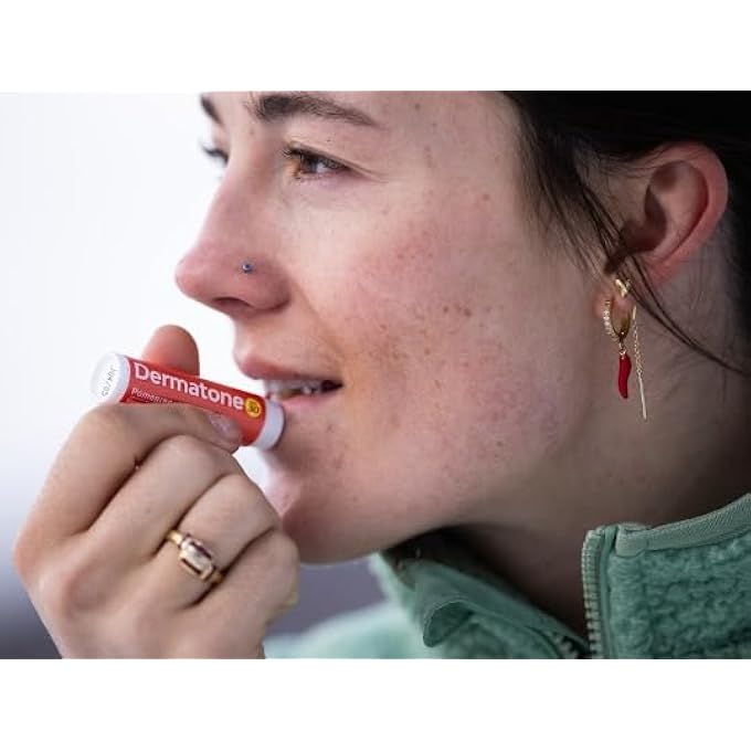 Dermatone POMEGRANATE LIP BALM | MOISTURIZING | ALOE AND VITAMIN E | SOOTHE & REPLENISH CHAPPED LIPS | 3-PACK (POMEGRANATE, 0.15OZ STICKS) - Image 3
